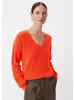 comma Strickpullover langarm in Orange