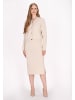 DreiMaster Klassik Damen Cardigan in Wollweiss