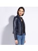 Wittchen Stylish leather jacket, woman in Dark blue