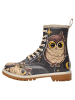 Dogo Longe Boots - Owls Family 41 in Schwarz