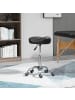 HOMCOM Rollhocker-48L x 48B x 54-69H cm-Schwarz
