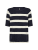 soyaconcept T-shirt SC-KANITA in 96910C NAVY MELANGE COMBI
