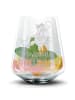 Mr. & Mrs. Panda Blümchentail Glas Robbe Lachen mit Spruch in Transparent