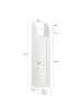 SoBuy Freistehend Toilettenrollenhalter in Weiß - (B)20 x (H)79 x (T)18cm