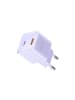 Wisam® 33W Netzladegerät 1x USB 1x USB-C Schnell-Ladegerät lila