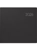 BRUNNEN Quadratkalender 766 21x20,5cm 1 Woche/2 Seiten Balacron-Einband schwarz 2026
