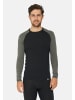 DANISH ENDURANCE Thermounterhemd Merino in black/dark grey