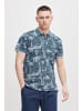 BLEND Poloshirt BHPolo 20716905 bedrucktes Poloshirt für den Sommer in Blau