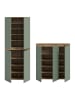 ebuy24 Schlafzimmer-Set Scarpa (2-teilig) Staubgrün 190 x 37 cm
