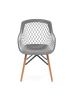 Kayoom Stuhl Pure Style 2er-Set in grau