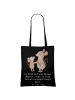 Mr. & Mrs. Panda Büchertasche Heilerziehungspfleger Herz mit Spruch in Schwarz