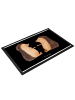 Mr. & Mrs. Panda Doormat Igel Liebe ohne Spruch in Schwarz