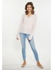 Albee Women Cardigan in Zartrosa Wollweiss