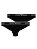 Emporio Armani 2er Pack Brazilian Slip in Schwarz