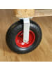 relaxdays Bockrolle in Schwarz/ Rot - 3.50-6
