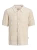 JACK & JONES PLUS Gestricktes Polo in Almond Milk