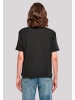 F4NT4STIC Tee Gnom Frühling Blumen Schmetterling in schwarz
