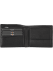 VLD VOi Leather Design Soft Nick Geldbörse Leder 11.5 cm in schwarz