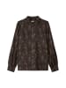 Marc O'Polo Bluse regular in Dark Brown