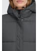 Oxmo Wintermantel OXMINNA LONG JACKET in Stein