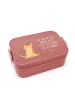 Mr. & Mrs. Panda MEPAL Bentobox Einhorn Katze Motiv mit Spruch in Rot Pastell