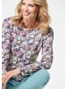 GOLDNER Kurzgröße:  Langarmshirt Printshirt mit Paisley-Muster in rosé / gemustert