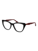 Ana Hickmann Damen Optische Fassungen Katzenauge Schwarz