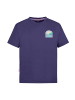 Trollkids T-Shirt Gryllefjord Panorama (GOTS) in violet blue