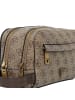 Guess Milano Kulturbeutel 21 cm in beige-brown