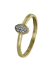 GoldDream 333 Gelbgold - 8 Karat Damen Ringe Oval Fingerring  58 (18,5)