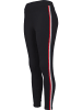 Urban Classics Leggings in black/firered/white/navy