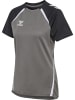 Hummel T-Shirt Hmllead Damen in STEEL GRAY/ASPHALT
