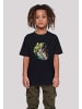 F4NT4STIC T-Shirt Baum mit Blumen Tee Unisex in schwarz