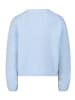 BETTY & CO Strick-Cardigan ohne Verschluss in Light Blue Melange