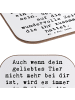 Mr. & Mrs. Panda Untersetzer für Gläser Spruch Trauerbewältigung... in Weiß
