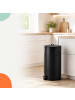 relaxdays Mülleimer in Schwarz - 40 Liter