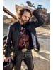 JP1880 Kurzarm T-Shirt in schwarz