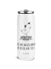 Mr. & Mrs. Panda Sport Trinkflasche Axolotl Tanzen mit Spruch in Weiß