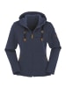 Maul Sport Strickfleece Jacke Chieming in Blau