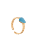 myMo Women Jewelry Set in Rose Gold Turquoise