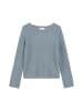Marc O'Polo Bouclé-Pullover regular in Slate Blue