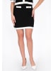 faina Women Skirt in black white
