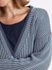 sheego Strickjacke in eisblau-rauchblau