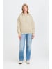 Oxmo Kapuzensweatjacke OXANDREA in Beige