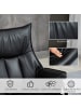 HOMCOM Relaxsessel mit Hocker in Schwarz 75L x 84B x 101H cm