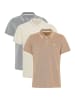 BLEND Poloshirt BHpolo 3er-Pack in Bunt