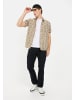 Camel Active Kurzarmhemd mit Strukturmuster in Beige