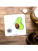 Mr. & Mrs. Panda Untersetzer für Gläser Avocado Tanzen ohne Spruch in Weiß