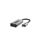 COFI 1453 USB-C-zu-DisplayPort 1.4 Adapter (4K @ 60?Hz, 15?cm) in Silber
