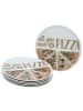 CreaTable 6 er-Set 21568 Pizzateller Set ALL YOU NEED Pizzateller Set in Weiß